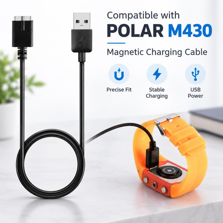 xDfind USB Watch Charger, Length: 1m, For Polar M430