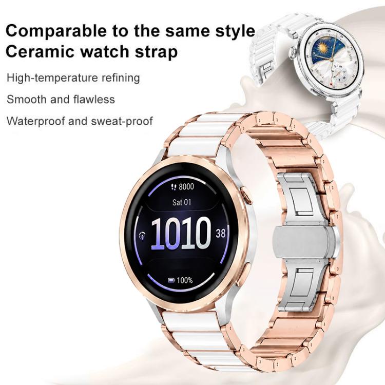 xDfind Ceramic Stainless Steel Watch Band, For Garmin Venu 4 41mm