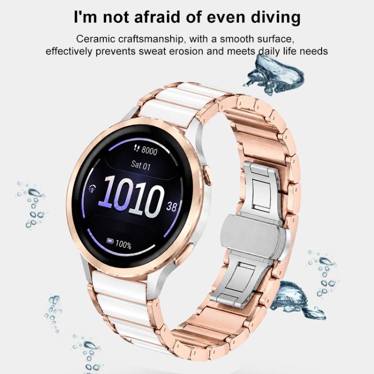 xDfind Ceramic Stainless Steel Watch Band, For Garmin Venu 4 41mm