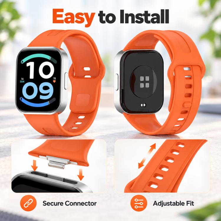xDfind Solid Color Silicone Watch Band, For Xiaomi Smart Band 10 Pro / Redmi Watch 6 Lite