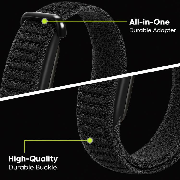 xDfind Wavy Two-Tone Nylon Hook and Loop Fastener Watch Band, For Google Fitbit Air