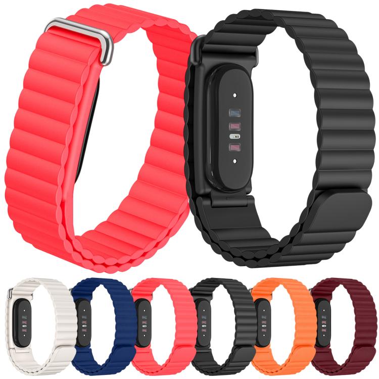 xDfind Wavy Texture Loop Magnetic Silicone Watch Band, For Google Fitbit Air