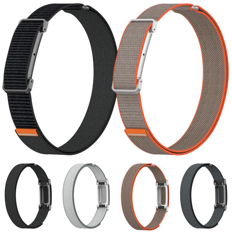xDfind Adjustable Metal Frame Covered Nylon Loop Arm Band, For Google Fitbit Air