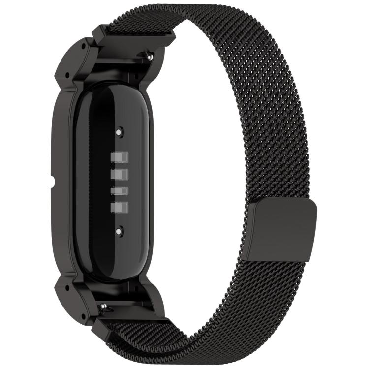 xDfind Metal Case Integrated Milanese Magnetic Stainless Steel Watch Band, For Google Fitbit Air