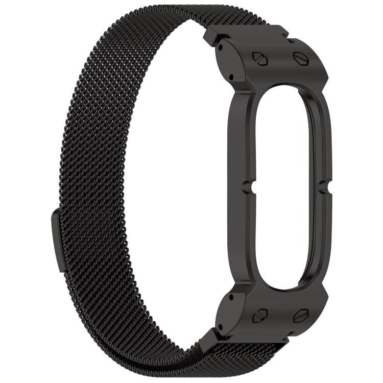 xDfind Metal Case Integrated Milanese Magnetic Stainless Steel Watch Band, For Google Fitbit Air