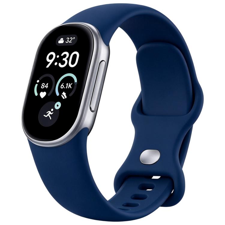 xDfind Butterfly Buckle Solid Color Silicone Watch Band, For Google Fitbit Edge
