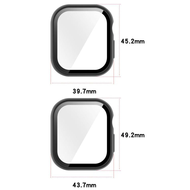 xDfind Tempered Film Integrated PC Watch Protective Case, For Apple Watch Series 6 / 5 / 4 / SE 44mm