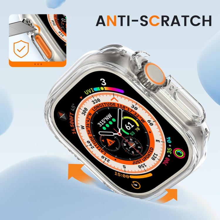 2 PCS/Pack xDfind Hollow TPU Watch Protective Case, For Apple Watch Ultra 4 / 3 / 2 / 1 49mm, For Apple Watch Series 12 46mm Aluminum / Titanium, For Apple Watch Series 12 42mm Aluminum / Titanium, For Apple Watch Series 6 / 5 / 4 / SE 44mm            ...