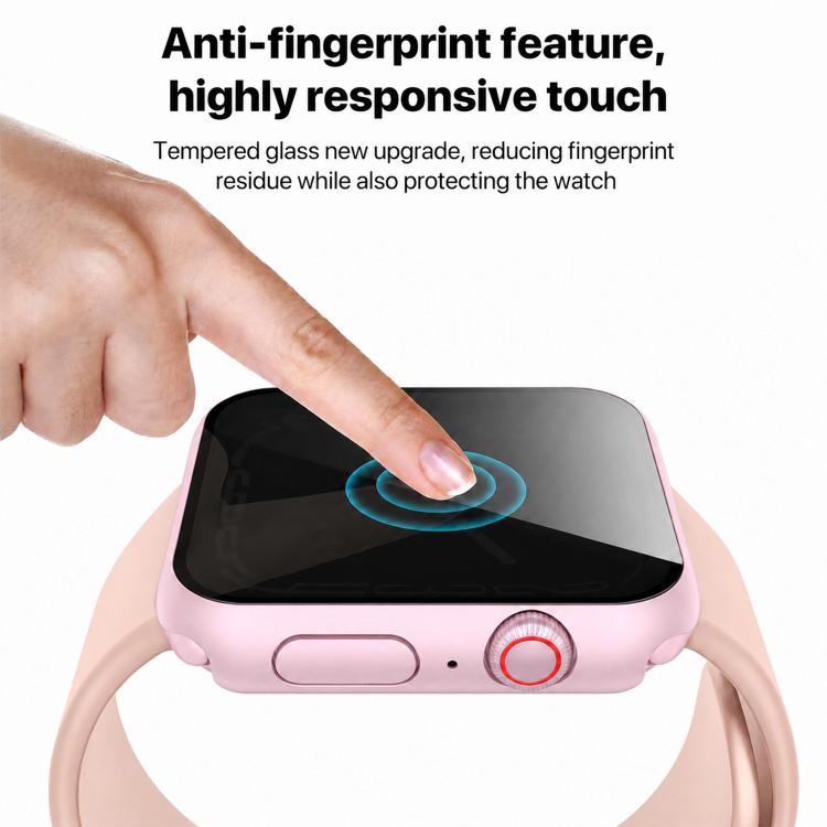 xDfind Privacy Tempered Film Integrated PC Watch Protective Case, For Apple Watch Ultra 4 / 3 / 2 / 1 49mm