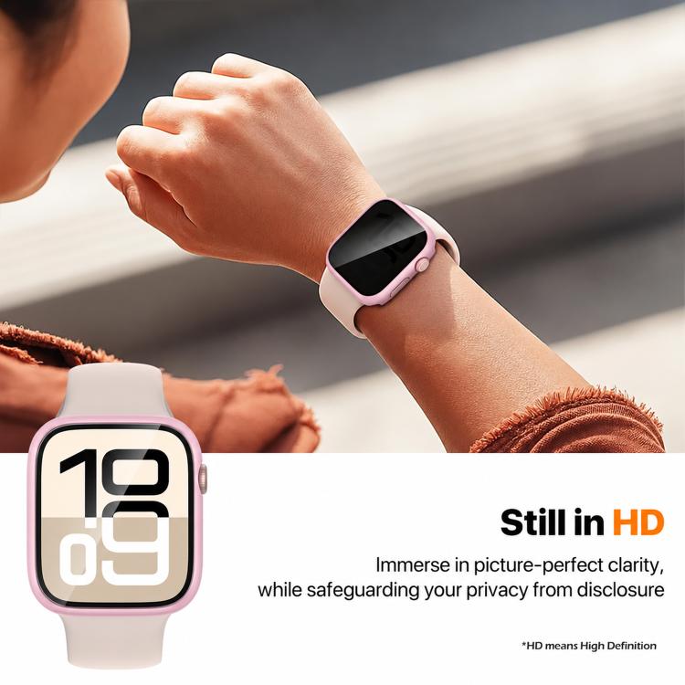 xDfind Privacy Tempered Film Integrated PC Watch Protective Case, For Apple Watch Ultra 4 / 3 / 2 / 1 49mm