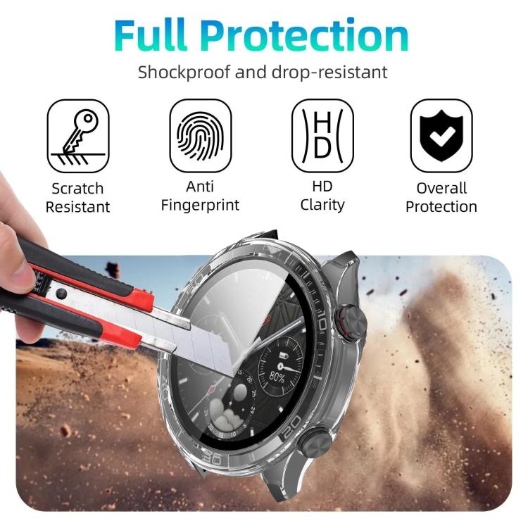 xDfind Tempered Film Integrated PC Watch Protective Case, For Honor Watch 6 Pro
